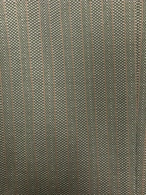 70s Green & Gray Print Sport Coat Mens Size 40S, … - image 6