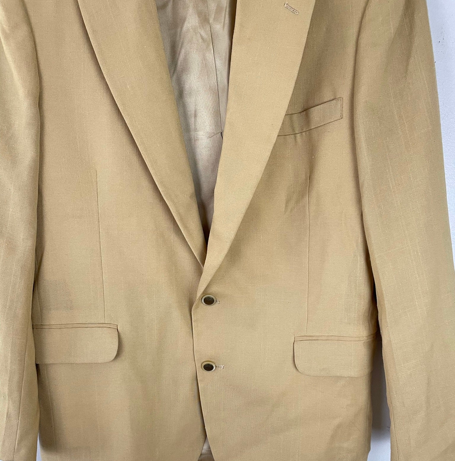 Vintage Tan Sport Coat Mens Size 44L 1980s Academy Award - Etsy