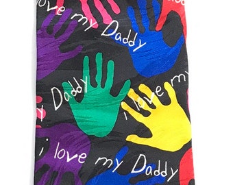 1996 Ralph Marlin I Love My Daddy Tie, Vintage Ralph Marlin Tie, I Love My Dad, Fathers Day Gift, Dad Gift Tie, Colorful Novelty Necktie