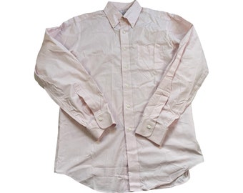 Vintage Brooks Brothers USA Made White Oxford Cloth Shirt OCBD 15