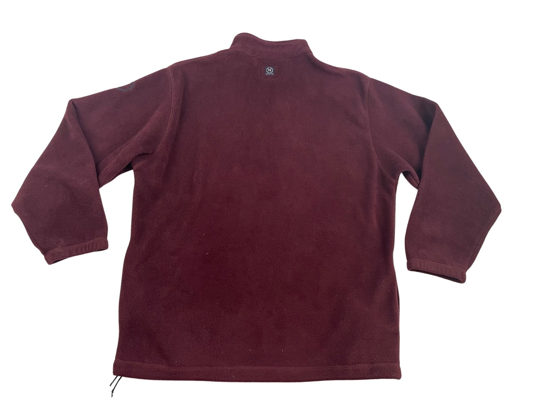 Veste Polaire Rouge NAUTICA Homme Taille M - Années 90 - Made In USA - Occasion Très Bon état