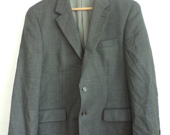 Vintage Ralph Lauren Houndstooth Sport Coat Mens 42R, Colorful Houndstooth Print Blazer, Preppy Ralph Lauren Sport Coat