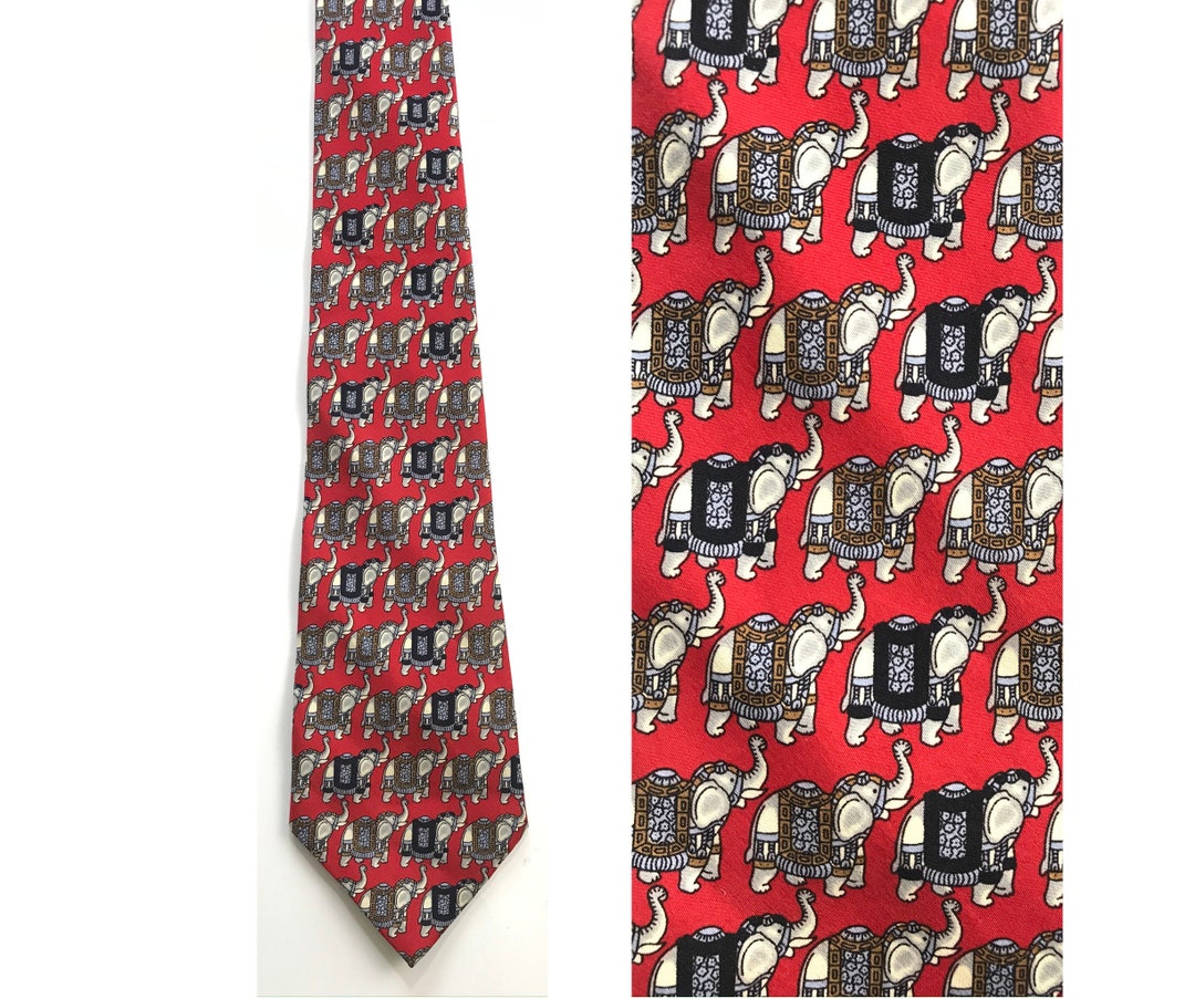 mens elephant tie