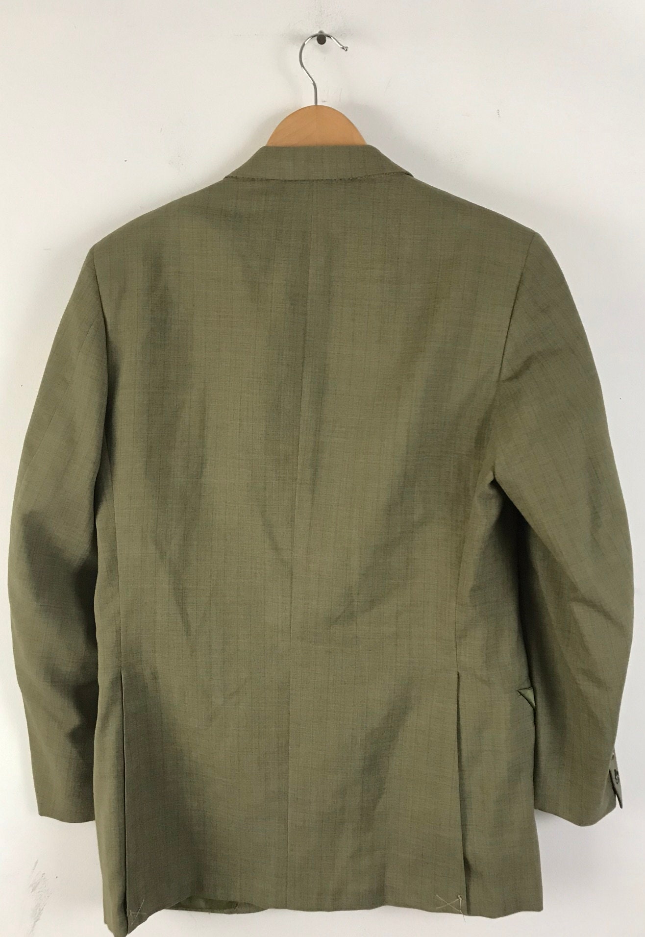 Vintage Mens Plaid Sport Coat 70s Olive Green Blazer Size 38 - Etsy