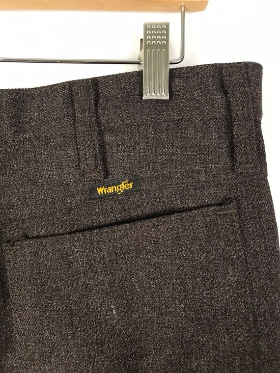 Vintage Wrangler Pants Brown Polyester Pants Mens Size 34 - Etsy Vintage Wrangler Pants Brown Polyester Pants Mens Size 34 - Etsy