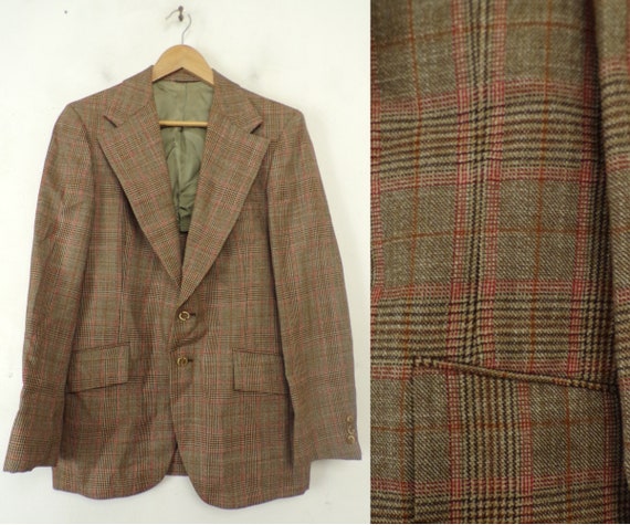 plaid wool jacket mens