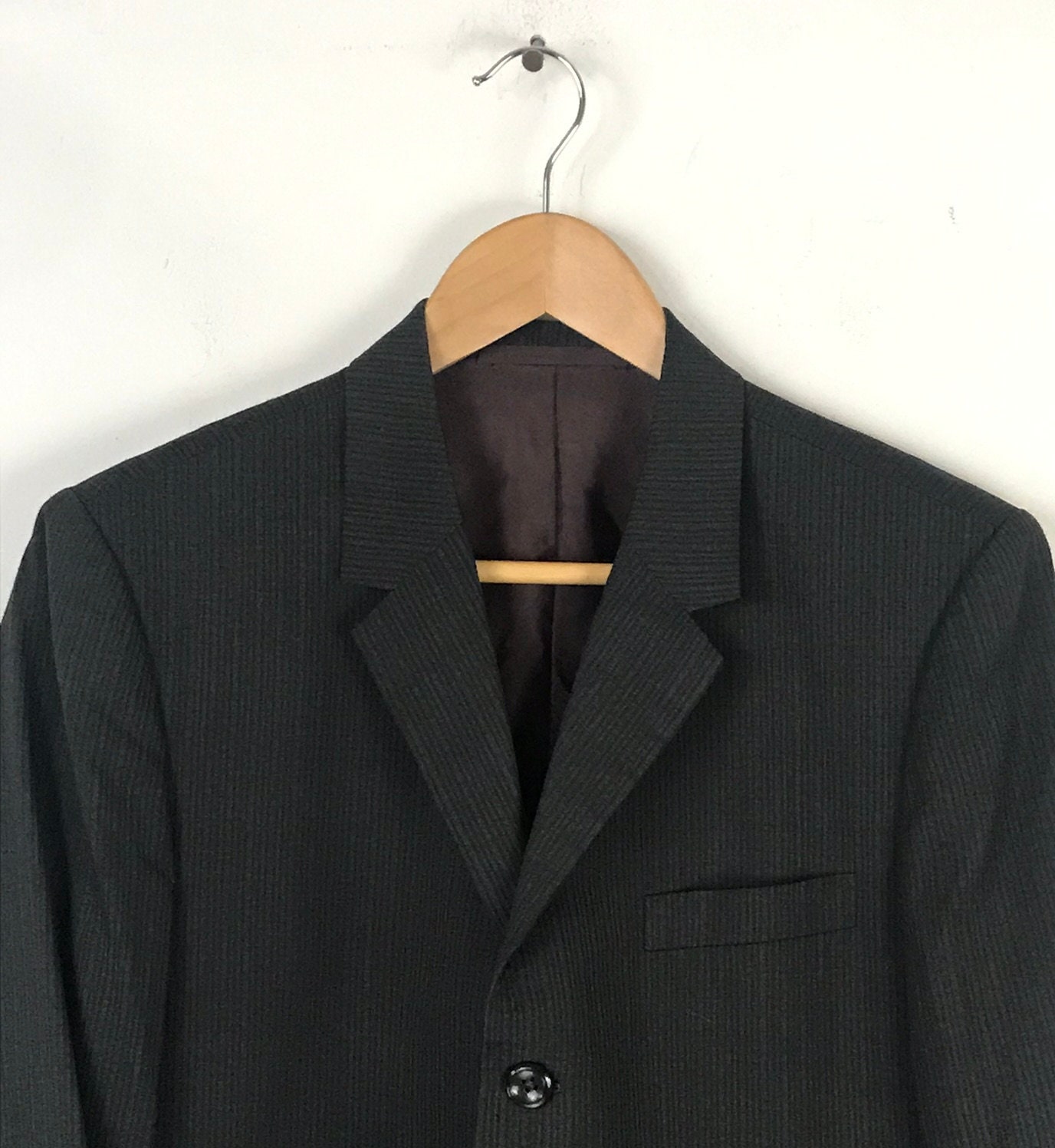 mens striped blazer vintage