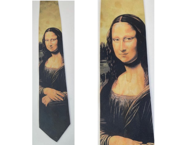 1994 Ralph Marlin Mona Lisa Tie, Leonardo da Vinc… - image 1
