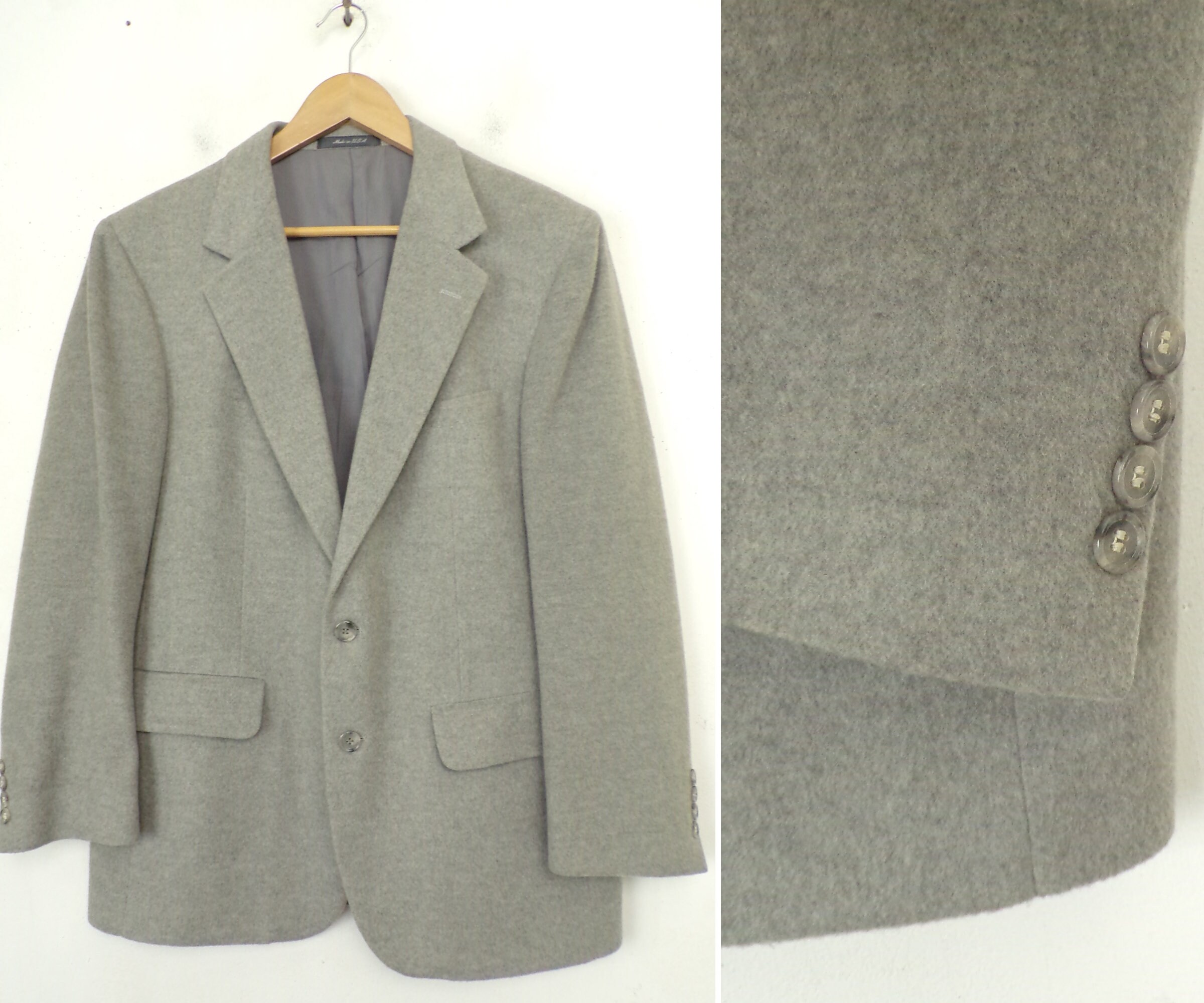 felted wool blazer