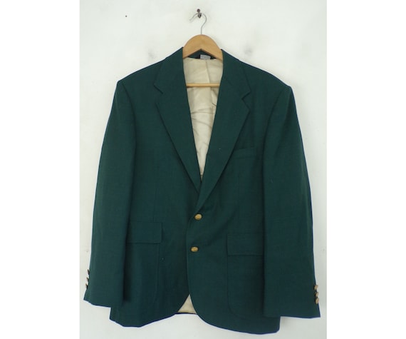 dark green blazer mens