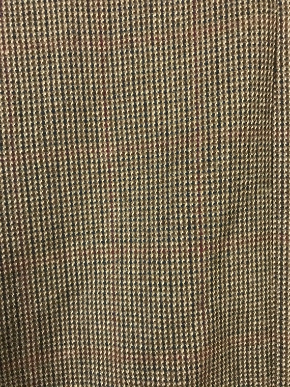 90s Brown Red & Green Plaid Sport Coat Mens Size … - image 5