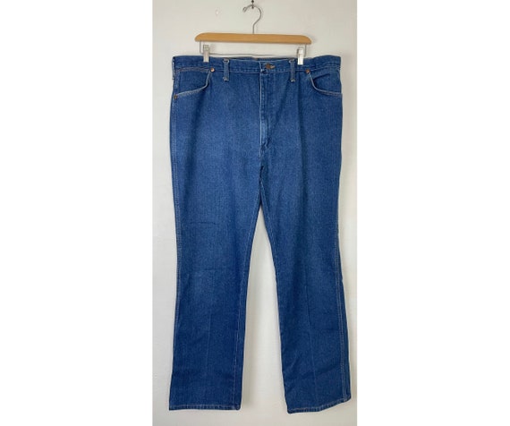 Jean Wrangler Homme - Coupe Classique - Taille 34/34 - Délavé Bleu Moyen - Occasion En Très Bon état