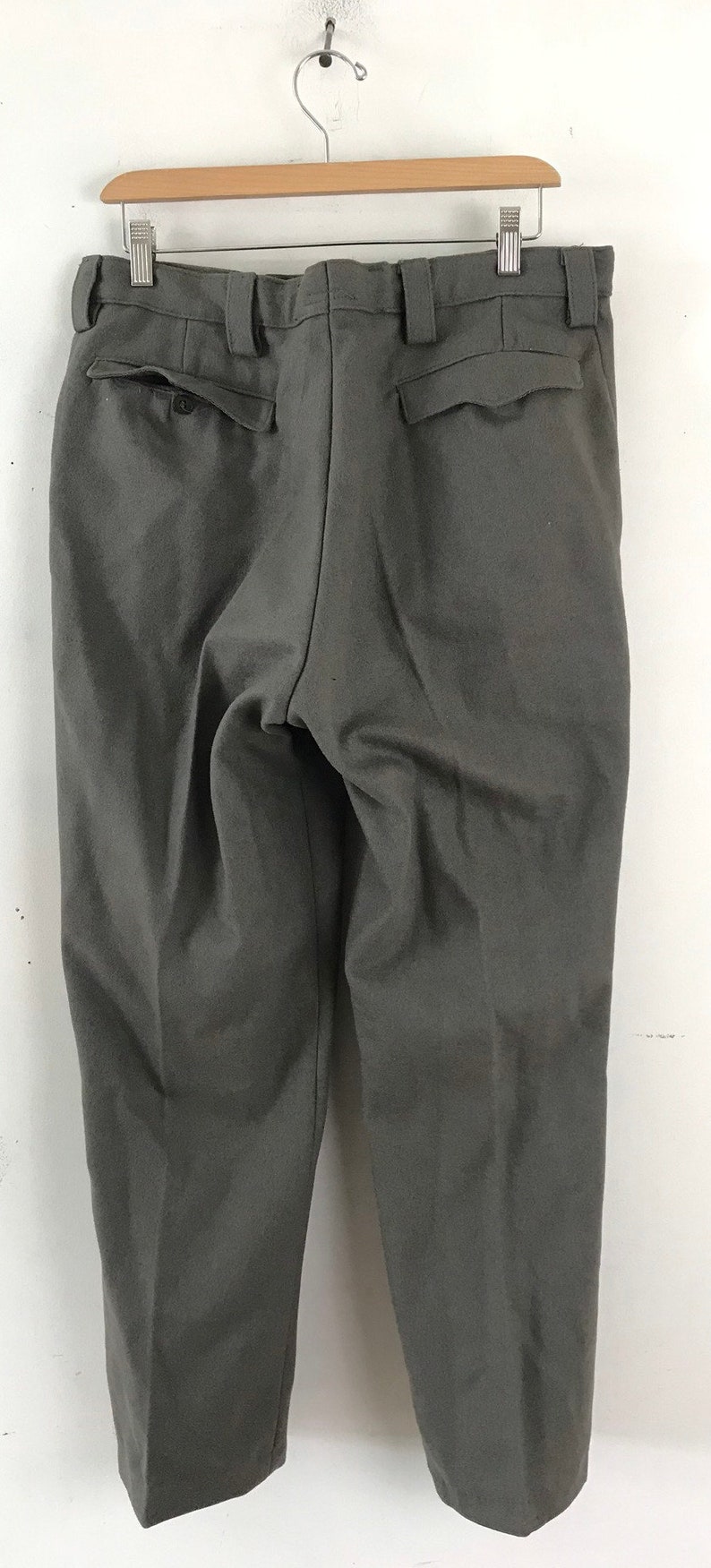 Vintage Gray German Military Pants Mens Size 32 Waist German - Etsy