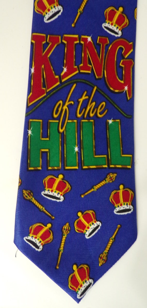 Vintage Mens King of the Hill Tie, 90s  Mens Nove… - image 4