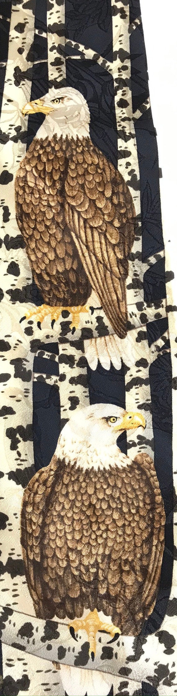 1996 Forest of Eagles Tie, Bald Eagles Tie, Fores… - image 3