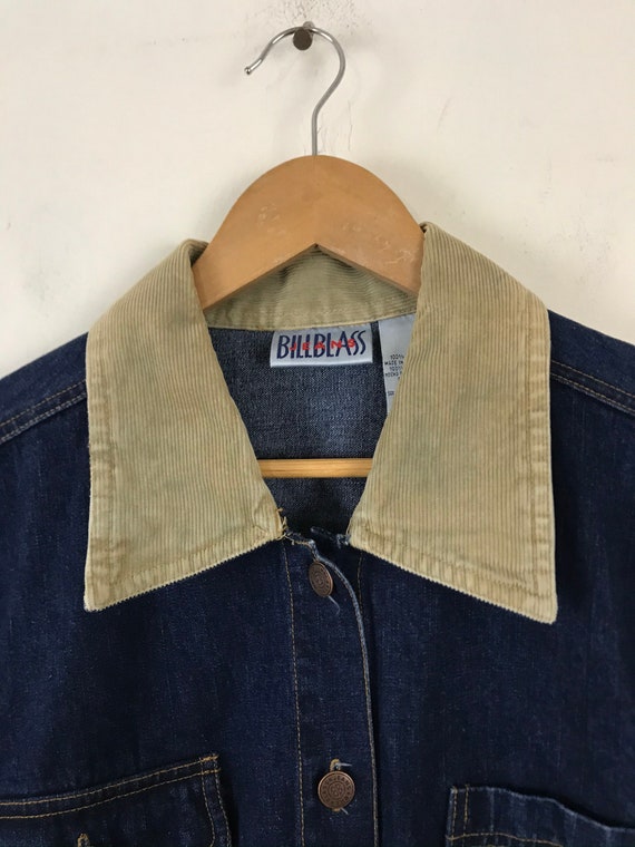 Vintage Mens Jean Jacket, 80s Bill Blass Jeans Denim… - Gem