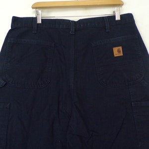 Vintage Mens Carhartt Pants , Dark Blue Cargo Pants 38x34, Dark Blue Pants, Cargo Pants, Blue Cargo Pants, Utility Pants, Utility, Cargo image 5