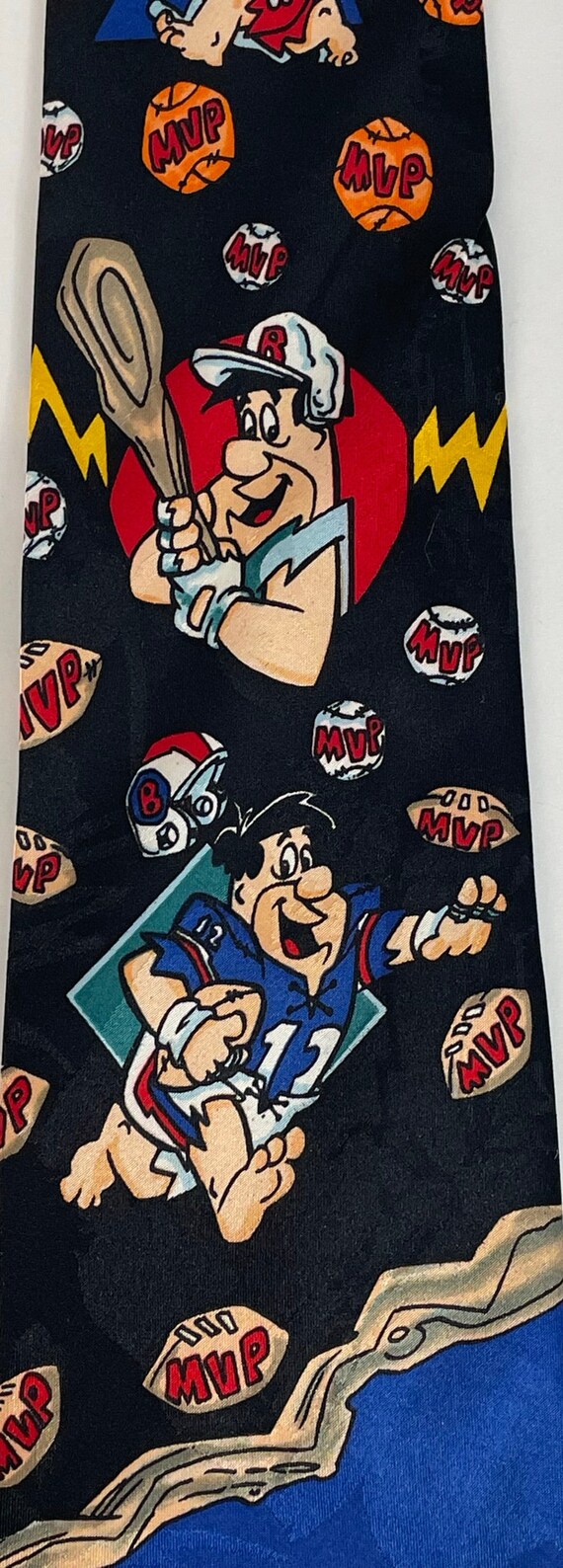 1993 Flintstones Sports Tie, Vintage Flintstones … - image 3