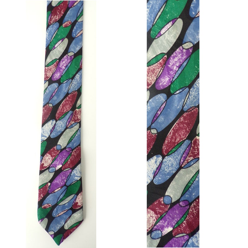 mens skinny grey tie
