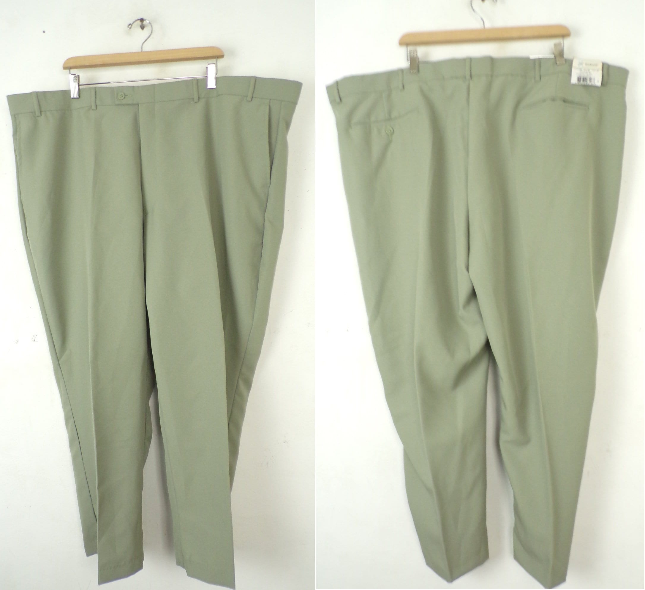 80s Haband Green Pants Mens Size 52x28 