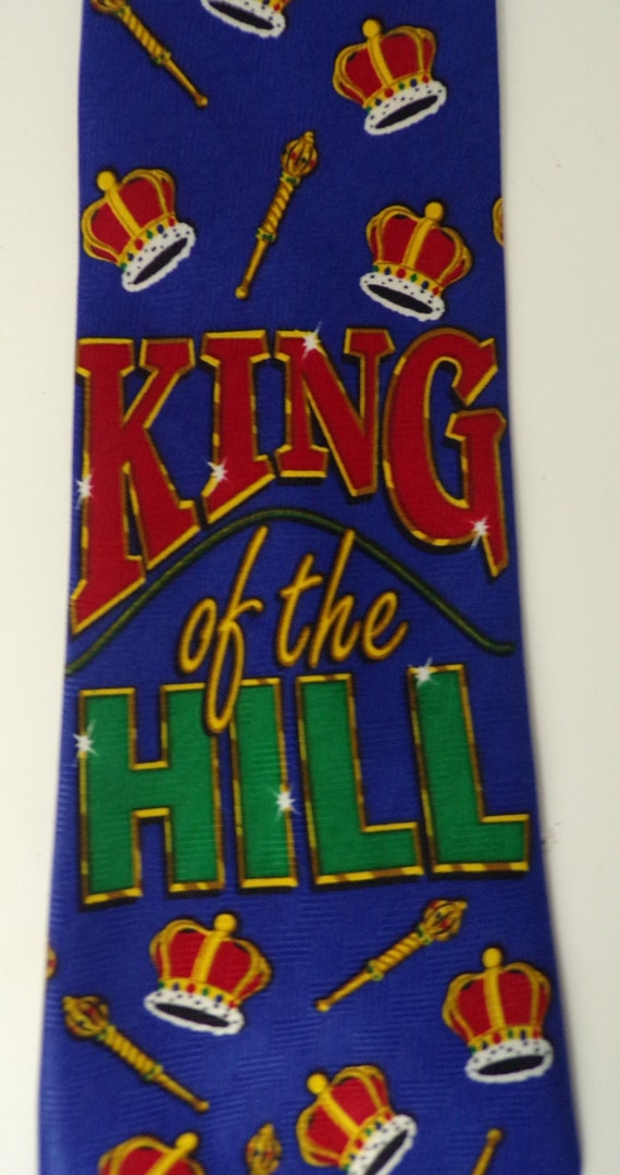 Vintage Mens King of the Hill Tie, 90s  Mens Nove… - image 3