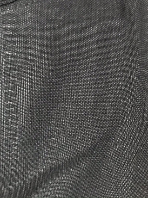 80s Dark Gray Print Dress Pants Mens Size 36 Wais… - image 4
