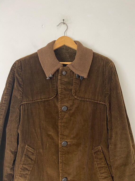 70s Brown Corduroy Coat Mens Size Small/Medium, V… - image 5
