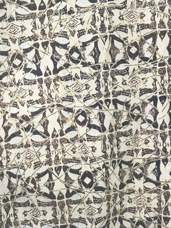 Vintage Mens Abstract Print Shirt , 90sButton Dow… - image 4