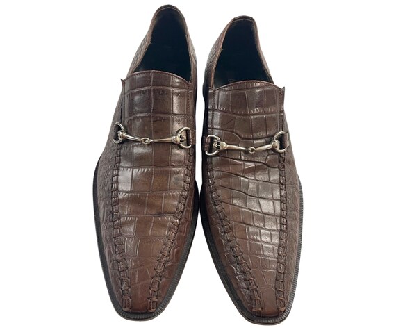 Florsheim Mocassini uomo in pelle nera con patta liscia e suola in cuoio cucita Uomo 52755 01