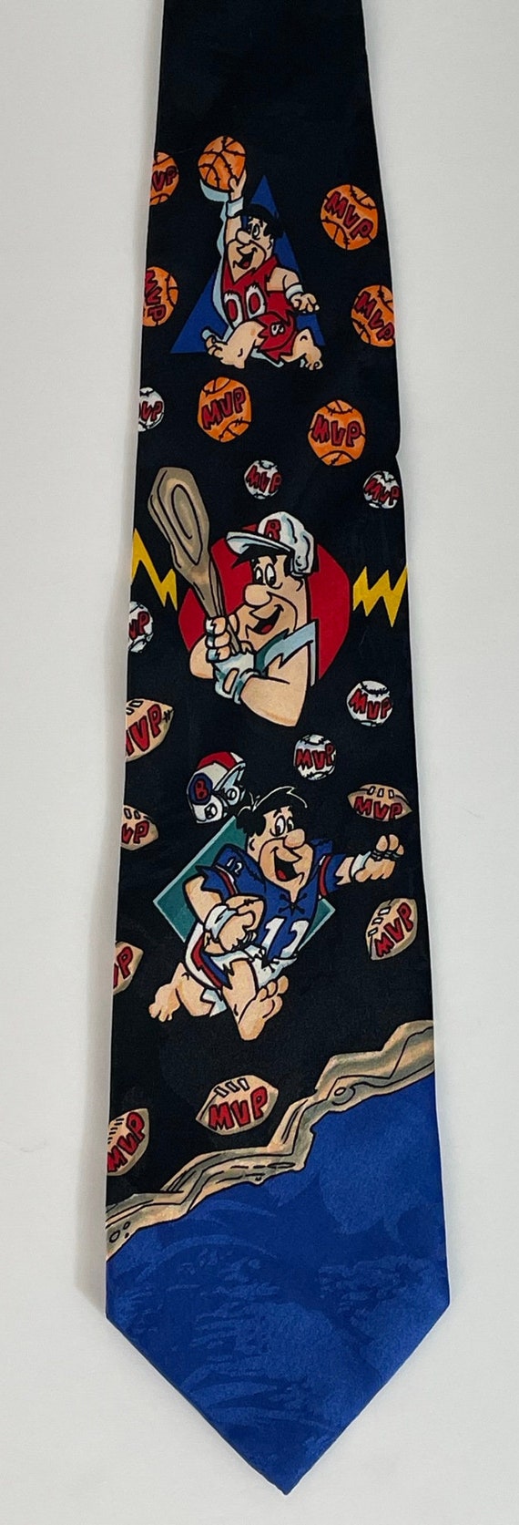 1993 Flintstones Sports Tie, Vintage Flintstones … - image 2