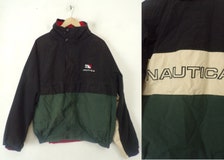 Nautica Vintage Yellow Reversible Windbreaker Jacket Men Size XL –  apthriftfashion