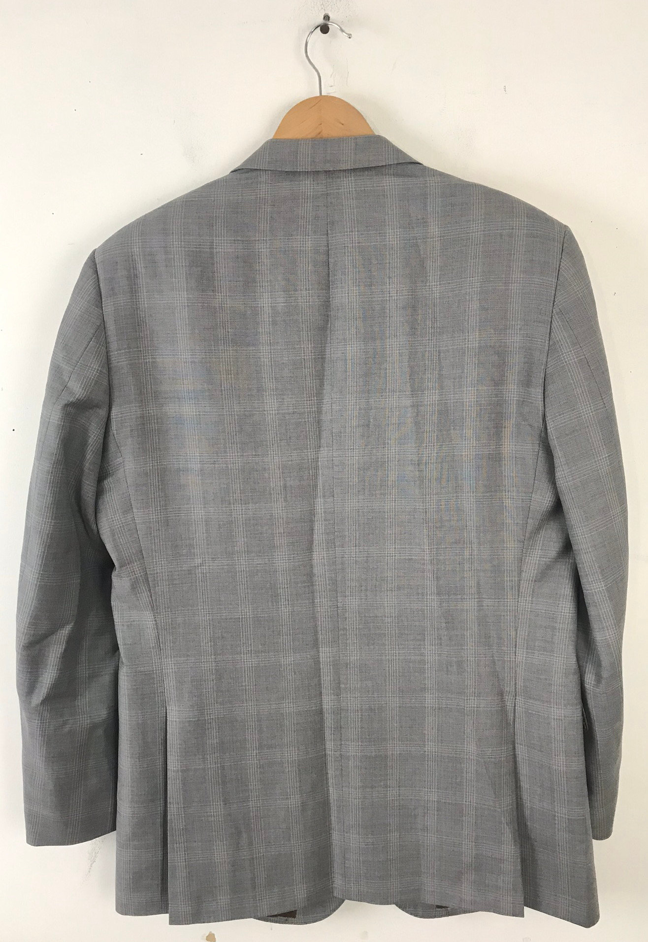 90s Jos A Bank Light Gray Plaid Two Piece Suit Mens Size 42L & - Etsy