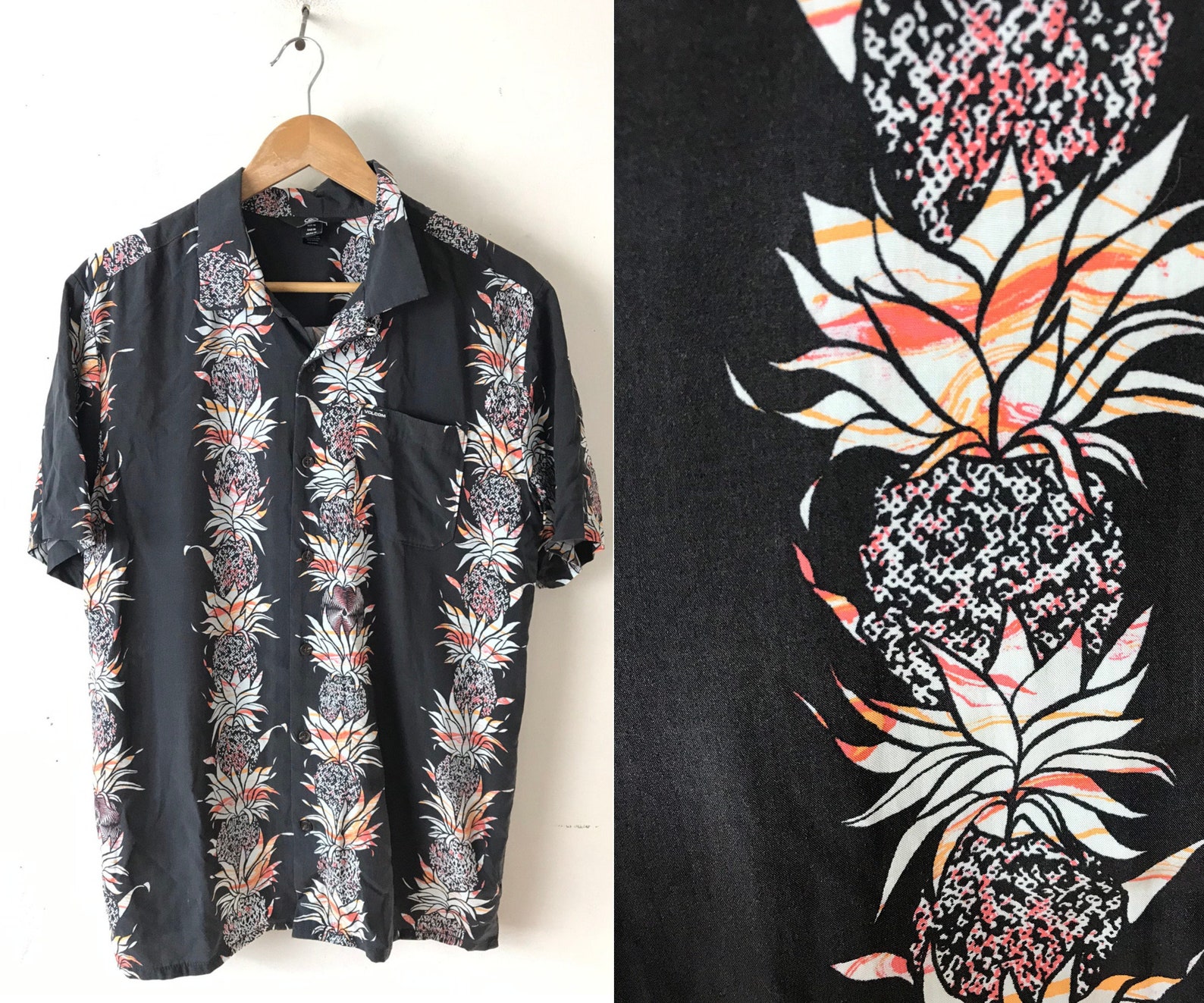 volcom hawaiian shirt