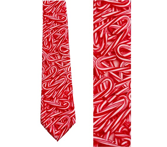 candy cane necktie