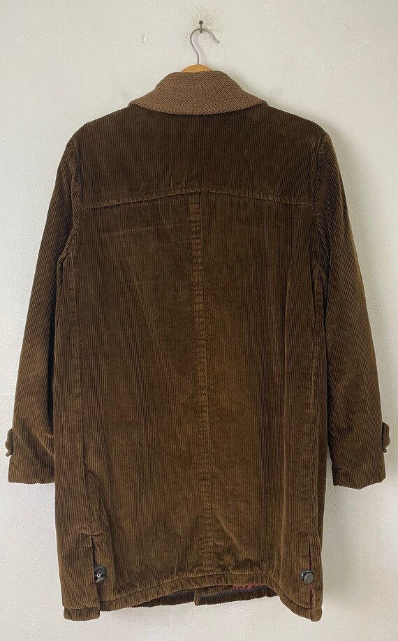 70s Brown Corduroy Coat Mens Size Small/Medium, V… - image 10