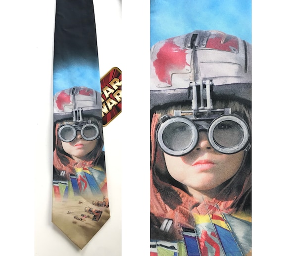 1999 Ralph Marlin Star Wars Anakin Large Tie, New 