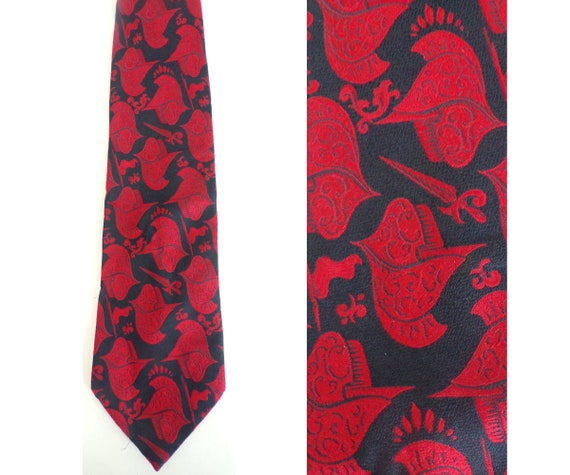 Mens Multi Color Groovy Tie Dye Retro Necktie Tie Neckwear