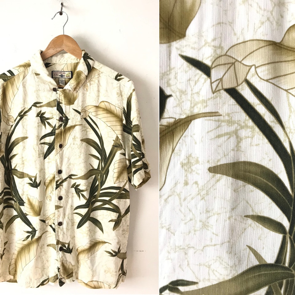 Greene Tartan Vintage Leaves Hawaiian Shirt main image 1