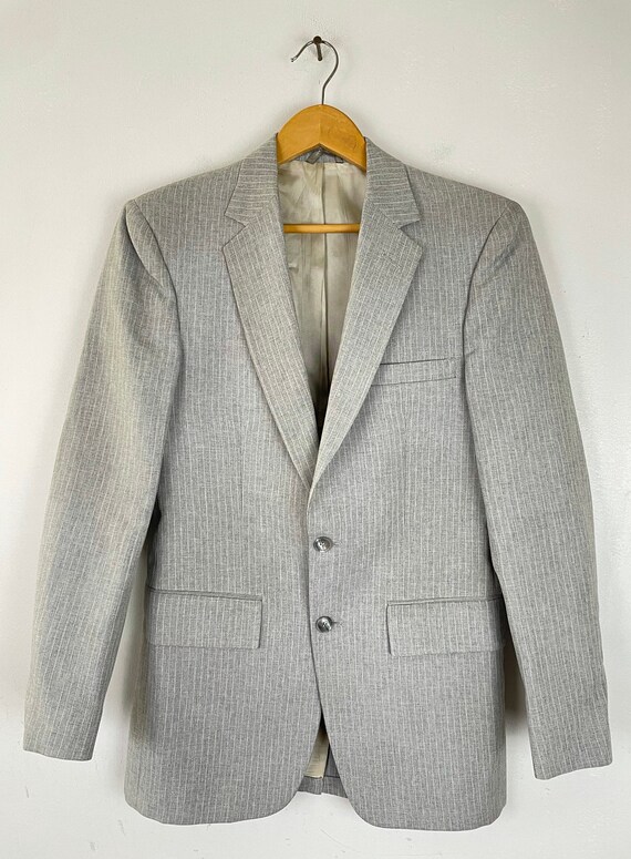 Abito da uomo gessato grigio gessato da tre pezzi anni '50 | Etsy Italia