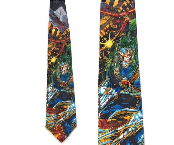 1995 Wild C.A.T.s Covert Action Teams Cartoon Tie… - image 1