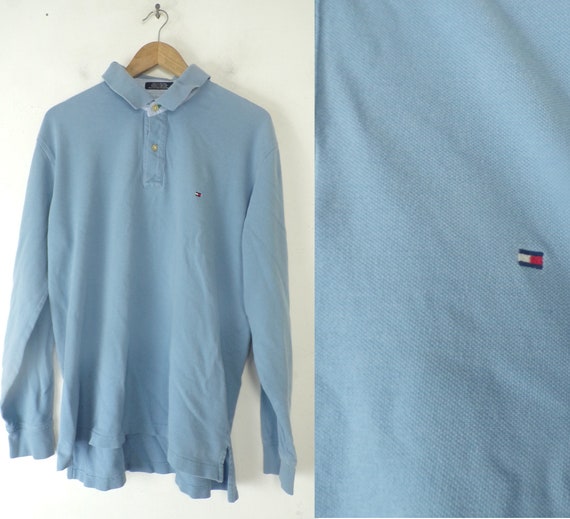 light blue tommy hilfiger polo