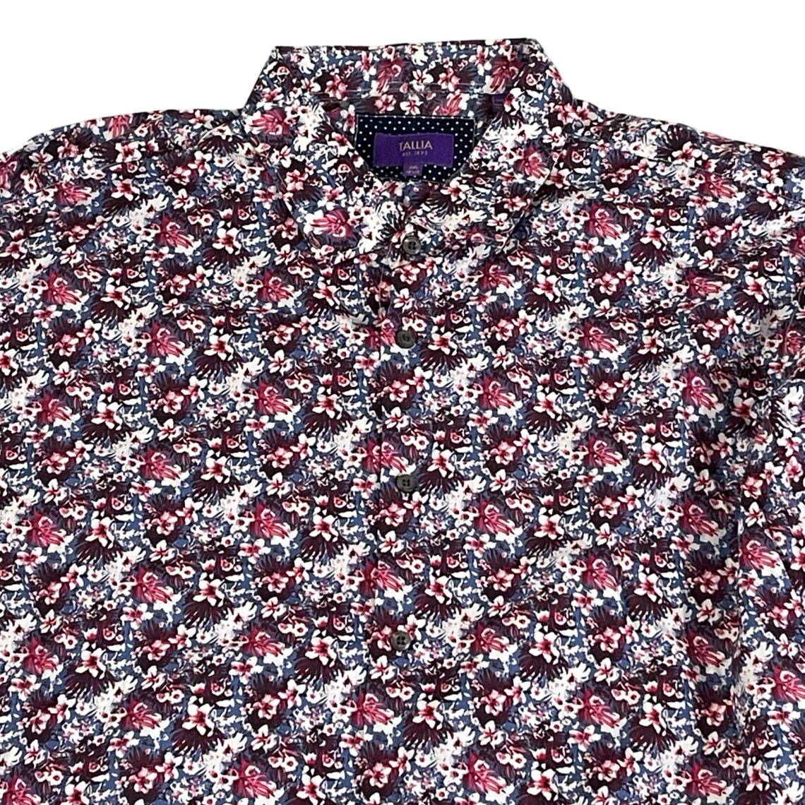 Pink And Blue Rose Floral Men's Sweatshirt
