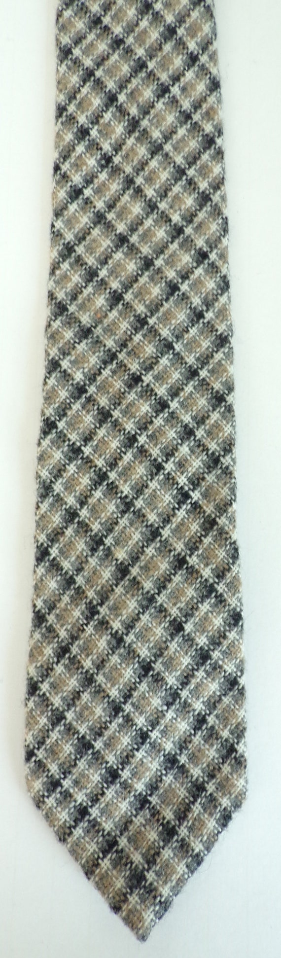 plaid wool ties