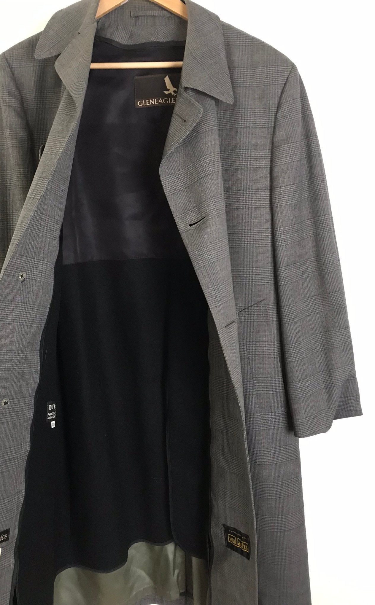 4060 Grey Patterned Coat