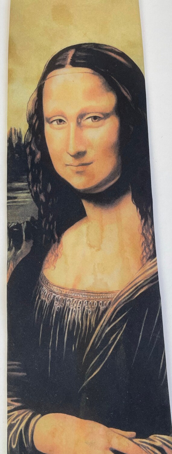 1994 Ralph Marlin Mona Lisa Tie, Leonardo da Vinc… - image 3