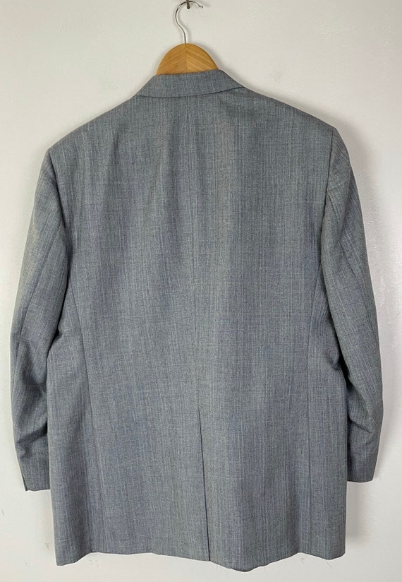 Vintage Mens Plaid Suit,1980s Gray Plaid Two Piec… - image 6