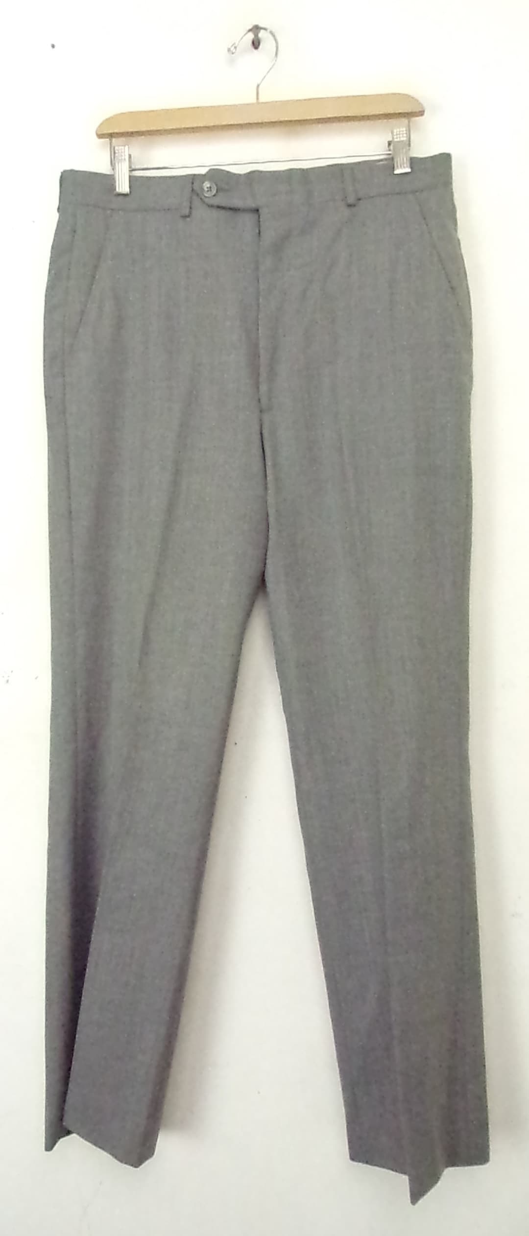 Vintage Brown Plaid Dress Pants main image 0