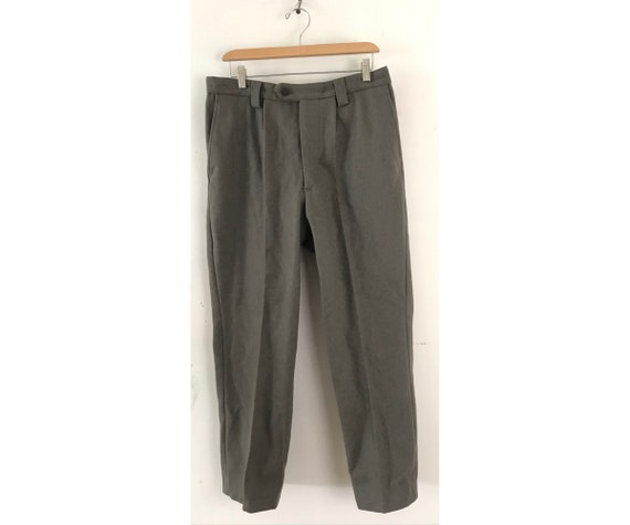 Vintage Gray German Military Pants Mens Size 32 W… - image 1