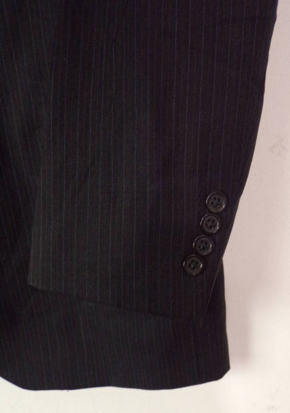 Vintage Mens Pinstripe Blazer, 90s Jos A Bank Bla… - image 5