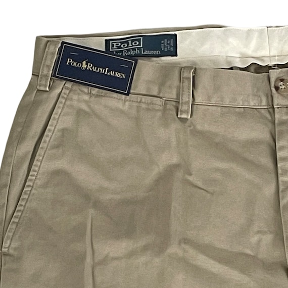 90s Polo Ralph Lauren Khaki Pants Mens Size 38tx36, Vintage